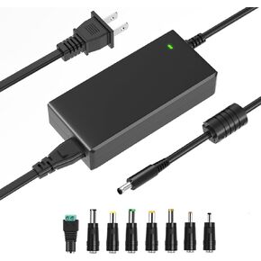 TKDY 12V 5A LCD Monitor Power Supply Cord, 12 Volts 5A 4A 3A AC DC Adapter, Compatible with 12Vdc Sceptre Aoc HP Dell LCD Monitor, DC12V CCTV Security Cameras, 12Volts LED Strip Light.