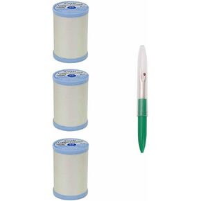 Coats & Clark Sewing Thread Quilting & Piecing Cotton Covered Thread 250 Yards (3-Pack) Tangerine S925-7630-3P with Seam Ripper