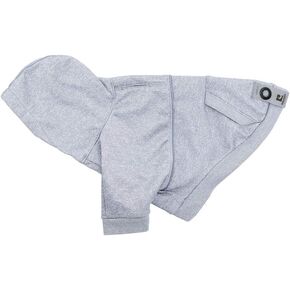 RC Pets Water Repellent, Reflective, Fleece Revolve Hoodie | Small, Goji Berry