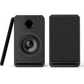 مكبر صوت Lonpoo Plugo-N-Play لـ Desktop و PC و 30W RMS مكبر صوت نشط مع مكبر صوت كامل 3 بوصات ودعم Bluetooth 5.3 و USB Playback و Aux-in ومنفذ سماعة الأذن 3.5 مم