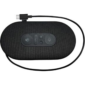 Modern USB-C Speaker for Microsoft USB-C Speaker(8KZ-00001),2-Way Compact Stereo Speaker for Business Team Meeting, Call Controls, Noise Reducing Microphone,Wired USB-C for Windows 10/11(Black)