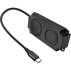XMSJSIY USB Type C Computer Speaker Laptop Speaker 3W Portable Plug-in External Speaker for Desktop PC Laptop Monitor Phone-1 PCS