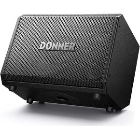 Donner MT-1 Portable PA System ، 300W Wireless BT Seeker Sound Amplifier ، 4-6H use Outdoor Use ، مع مدخلات اثنين 2.5 "، 8" ، دعم TRS 6.35/USB/AUX/MIC