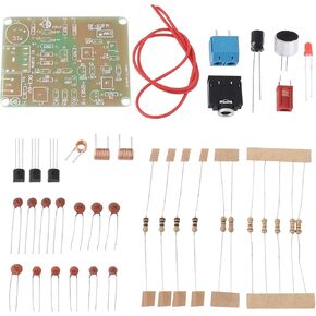 eMagTech 1Set DIY FM Transmitter Kit 88-108MHz Low Power Wireless Microphone with 5-50m Transmission Range DC 3-6V FM Transmitter Module