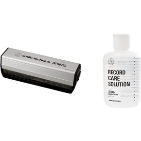 Audio-Technica AT6013a Dual-Action Anti-Static Record Cleaner & AT634a Record Care Solution