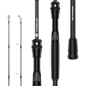KastKing Verus Performance Spinning & Casting Fishing Rod with Extra Tip, Lightweight KastFlex IM6 Graphite, FazLite Rings Guides, Extra Tip Section, EVA Grip, PTS Power Transition System