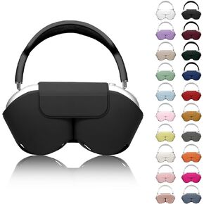 for Apple Airpods Max Case,Smart Case Cover Accessories with Sleep Mode Made by PU Leather Original Replacement Carrying Case for Airpod Pro Max Headphones, Black in Kuwait