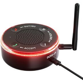 Cell Phone Ringer Amplifier for Elderly, External Ringer for Cell Phone, Bluetooth Ringer Amplifiers for Hard of Hearing – Loud Ringtone/Call, Message & App Alerts/Answer Calls