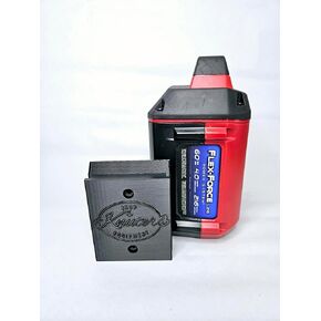 60V Battery Holders for Toro Batteries - Plastic Wall Mount for Organizing Series Batteries (3 Count, USA Made, Accessories)