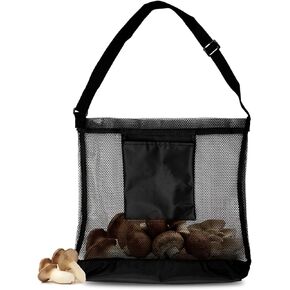 1pc Mushroom Hunting Bag, Mesh Mushroom Foraging Bag Mushroom Picking Bag Collapsible Mushroom Harvesting Bag Foraging Pouch Mushroom Hunting Supplies for Outdoors