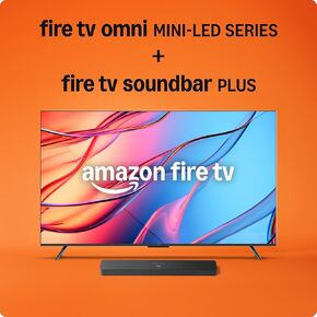 Amazon Fire TV 85" Omni Mini-LED Series with Fire TV Soundbar Plus