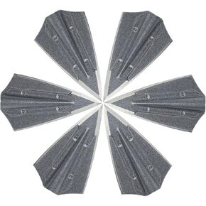 6PK Hunting Broadheads 145 Grain Archery Arrowheads Fix 2 Blade Welding Head Metal Arrow Tips for Wooden Arrow Bamboo Arrow Shaft