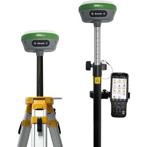 R26 V1 NOAA GNSS IMU RTK GPS Land Surveying Equipment Rover Base Collector and Survey Software Included, NOAA certificated, 1cm Accuracy(Exclude Tripod&Pole)