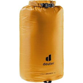 Deuter Light Drypack, Water-Resistant Ripstop Roll-Top Dry Pack Sack Keeps Gear Dry for Hiking, Trekking, Camping & Kayaking