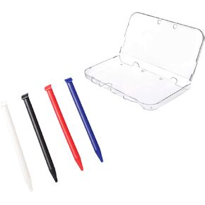 New 3DS XL Charger Bundle, 4 Pack Stylus Pen and 1 Pack New 3DS XL Protective Shell for Nintendo New 3DS XL