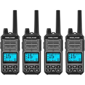 Midland GXT67 Pro GMRS Two Way Radio - 2 Pack Bundle