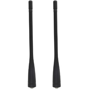 KRA-27M UHF Helical Antenna Compatible with Kenwood TK372 TK-3207G TK-3140 TK3160 TK3170 TK3173 TK3180 TK3300 TK5310 400-470 MHz 6Inch (2 Pack)