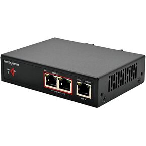 5-Pack PoE Extender Kit – 1-Channel Ethernet Passthrough Switch, for 10/100Mbps Networks, Complies with IEEE 802.3af, Supports Daisy Chaining up to 400 Meters (3 Units in Series)