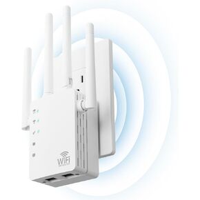 WiFi Extender Signal Booster for Home, WiFi Extender, Long Range up to 13888 Sq Ft and 150+ Devices, WiFi Repeater with Ethernet Port, Internet Extender WiFi Booster, Signal Booster