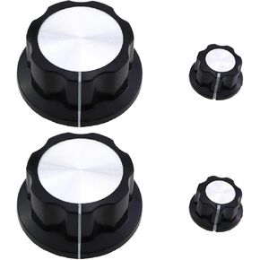4PCS Replacement Crock Pot Slow Cooker Knob Adjustable Knobs Potentiometer Knob 1.77 Inch and 0.79 Inch Diameter