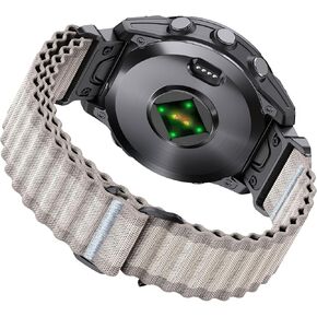 Banso 22mm Fit Fit Nylon Watch Band for Garmin Fenix ​​6/7/8 47 ، SPORT STRAP FOR FENIX PRO/5/5 PLUS ، Band Soft for Forerunner 945/935/approach S60/S62