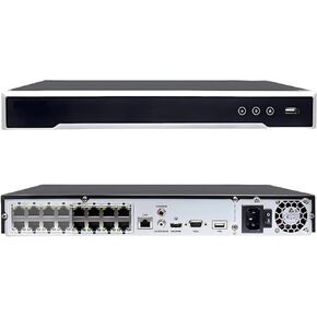 DS-7616NI-Q2/16P HIK 16 Channel 16 PoE 2K NVR Network Video Recorder with H.265+ Compression, Compatible with 16 X HIK IP Cameras, Supports up to 2 X 8TB HDD(No HDD)(International English Version)
