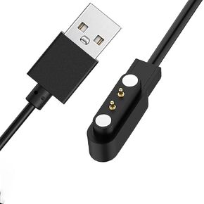2 Pin Chargers for IP68/IP67 Smart Watch Charger, 4mm Magnetic USB Charging Cable for IP67/IP68 Waterproof Smart Watch/Fitness Tracker (Pin spacing 4mm)