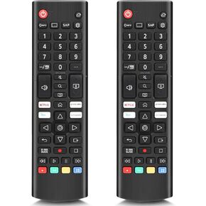 (Pack of 2) Universal Remote Control for LG Smart TV Remote Replacement Compatible All LG LCD LED OLED UHD HDTV 3D 4K Smart TVs Models