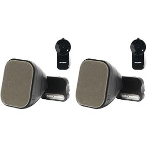 NextBase Dash Cam Click & Go Pro Powered Mount مع ملصقات لاصقة 3M والشفط (حزمة 2)