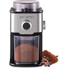 Burr Coffee Grinder, Adjustable Coffee Bean Grinder Electric with 14 Grinding Settings,2-12 Cups for Espresso, Drip Coffee and French Press