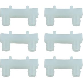 RLECS 6PCS 21x11mm White Rubber Bushing Shock Pad Juicer Cushion Shock Pad Suitable for Juicer and Blender