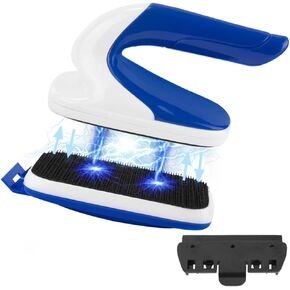 Lukovee Magnetic Aquarium Algae Scrapers Fish Tank Cleaner, Magnet Scratch-Free Glass Cleaner Floating Aquatic Clean Brush with Easy Use Solid Handle, Large