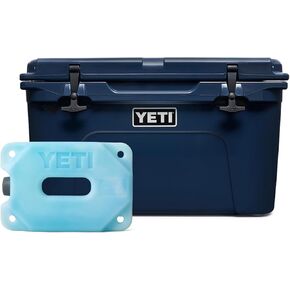 YETI Tundra 45 Hard Cooler with YETI ICE 4 lb, Navy