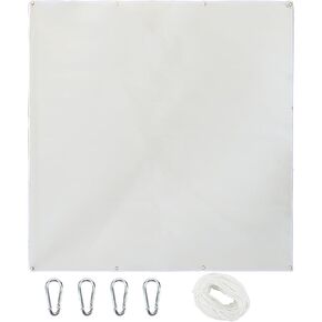 LWANO Archery Backstop Netting with Rope & Hooks for Backyard