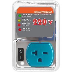 Heavy-Duty 20A 4400W Surge Protector for Appliances, Smart Circuit Plug with Outlet Saver & Power Strip for Refrigerator, Air Conditioner, High-Power Devices, Overload & Voltage Protection 140 Joule