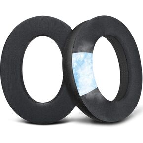 SOULWIT Ear Pads for Sennheiser HD599/HD598/SE/CS/SR/HD595/HD569/HD560S/Game Zero/G4ME Zero, Earpads Cushions for PC37X/PC38X/PC350/PXC350/PXE350/PC360/HD380/HD380 Pro- Black