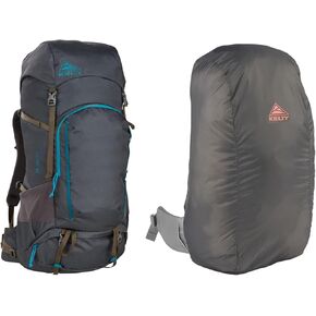 Kelty Asher Day Hiking and Backpacking Pack + Pack Raincover Bundle