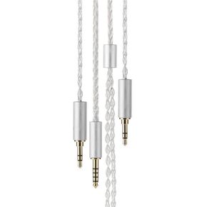 Moondrop LINE V/W 6N Single Crystal Copper Silver-Plated Litz Earphone Upgrade Cable IEMs (LINE V)