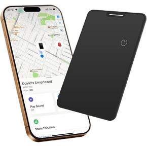 Semaiki Wallet Tracker ، Wallet Tracker Card متوافق مع Apple Find My (iOS فقط) ، بطارية مدتها 6 أشهر ، مكتشف العناصر المقاومة للماء IP68 للمفاتيح ، الأمتعة ، الحيوانات الأليفة