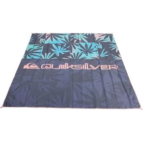 QUIKSILVER Sand-Free Beach Mat – Large Waterproof Outdoor Picnic Blanket, Lightweight Foldable Mat for Beach, Camping, Park, or Travel – Fits 4-6 People, Quick-Dry, Durable