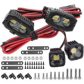 1/10 RC Crawler Light Bar ، RC Car LED مصابيح LED ، مصباح أمامي مشرق لـ 1/10 RC Crawler Car TRX6 SCX10 CAPRA WRAITH RR10 MST GEN8 (S4) in Kuwait