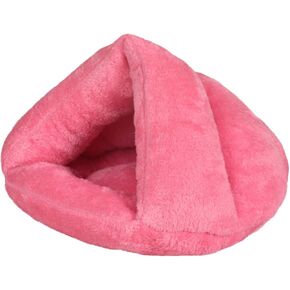 Pet Tent Cave Bed for Small Medium Puppies Kitty Dogs Cats Pets Sleeping Bag Thick Fleece Warm Soft Dog Bed Cuddler Burrow House Hole Igloo Nest Cozy Bed for Cat Puppy