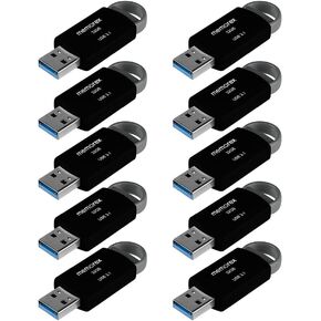 64GB Memorex USB 3.1 Flash Drive – Transfer Speeds Up to 10x Faster Than USB 2.0, Latest USB 3.1 Gen 1 Technology, Lightweight Design, for Daily File Management, Type-A Connector, 6-Pack