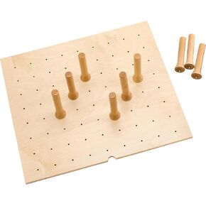 rev-a-shelf pegboard dister منظم مقسم ، تقليم لتناسب أواني تخزين خزانة المطبخ الخشبية ، الأواني ورف الطبق ، 24 "× 21" ، 4DPS-2421
