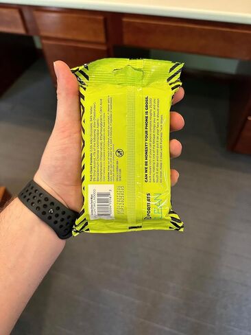 Fortress Electronic Wipes (25 ct, Pack of 3) To-Go Tech Wipes for Screens, Phones, Keyboards, TV Monitors, Computer Screens, and More [Travel Size] Skin-Safe in Kuwait
