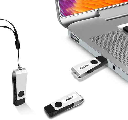 Eastbull 100 Pack of Flash Drives 4GB USB 2.0 Flash Drives Pack 4 GB محركات محركات الإبهام السائبة لتخزين البيانات مع 100 سلاسل وعلامات (4 جيجابايت ، أسود) in Kuwait