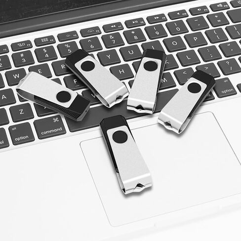Eastbull 100 Pack of Flash Drives 4GB USB 2.0 Flash Drives Pack 4 GB محركات محركات الإبهام السائبة لتخزين البيانات مع 100 سلاسل وعلامات (4 جيجابايت ، أسود) in Kuwait