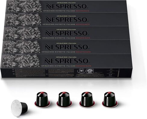 Nespresso Capsules Original Line ، Volluto Deaffeinato Mild Coffee ، 50 Count Coffee Pods in Saudi Arabia