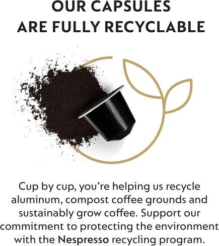 Nespresso Capsules Original Line ، Volluto Deaffeinato Mild Coffee ، 50 Count Coffee Pods in Saudi Arabia