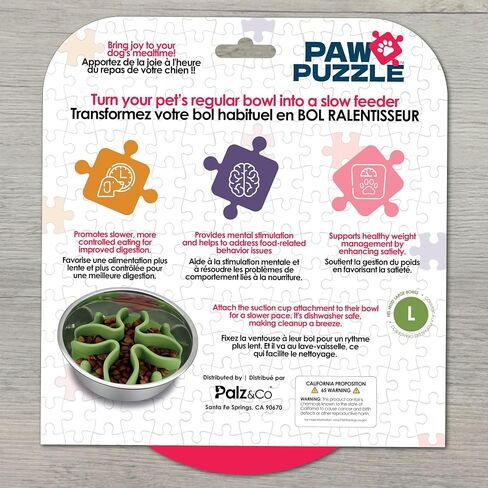 ألغاز Palz & Co Paw Slow Feeder Cog Bowl in Saudi Arabia